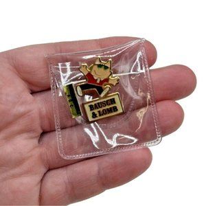 Bausch & Lomb Olympic Pin 1992 Barcelona Cobi Sun Glasses‎